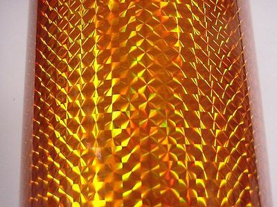 Sheets of Holographic PRISM Sign Vinyl, Choose Size and Color, 1/4" Mosaic