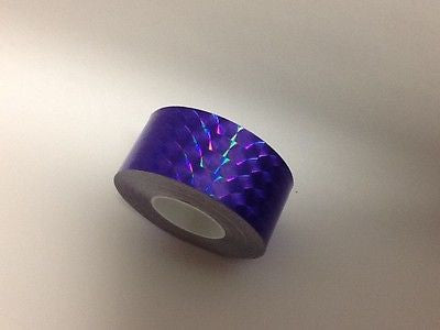 Holographic Prism Tape, 1 Inch x 25 feet, Choose Any Color,  1/4' Mosaic
