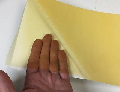 Transparent Vinyl Plastic Sheets, with Adhesive, Pick your color and size
