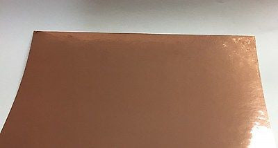 SHEETS of Chrome Sign Vinyl, Choose Any Color,  Thin Self-Adhesive Metallic Plastic