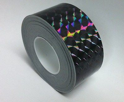 Prism Tape, 1/2 Inch x 25 feet,  Holographic 1/4"Mosaic Hoop Tape, Free Shipping