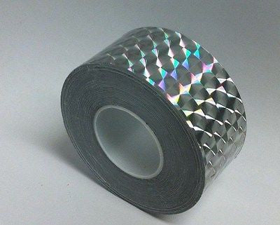 Prism Tape, 1/2 Inch x 25 feet,  Holographic 1/4"Mosaic Hoop Tape, Free Shipping