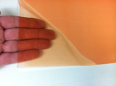 Transparent Vinyl Plastic Sheets, with Adhesive, Pick your color and size