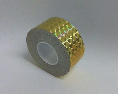 Prism Tape, 1/2 Inch x 25 feet,  Holographic 1/4"Mosaic Hoop Tape, Free Shipping