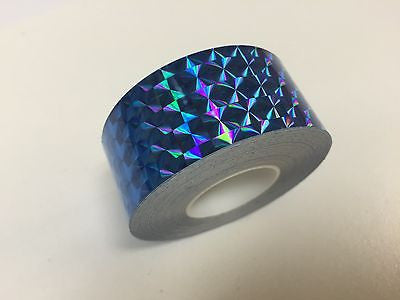 Prism Tape, 1/2 Inch x 25 feet,  Holographic 1/4"Mosaic Hoop Tape, Free Shipping