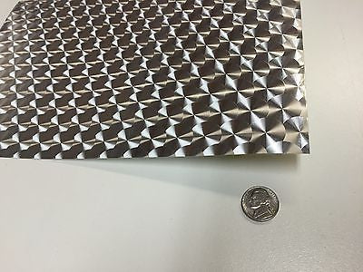 Silver Large Engine Turn Sign Vinyl  24" x 30 feet, LongLife Metallized Plastic