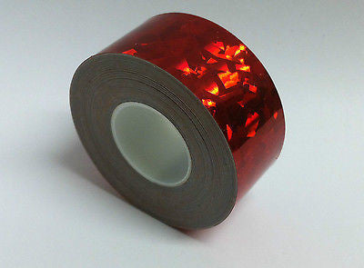 6 Rolls of HoloCrystal Tape, Your Choice of any 6 Colors, Holographic Tape, 1"x25ft ea