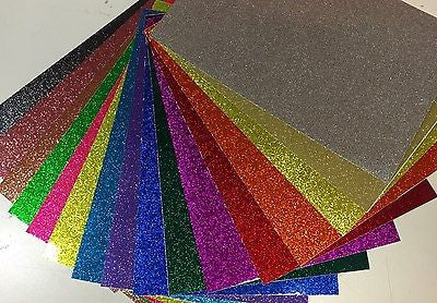 Glitter FLAKE Vinyl , Choose Your Color and Size. Sparkle-Brite Analog