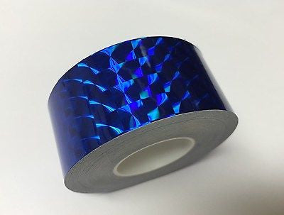Holographic Prism Tape, 1 Inch x 25 feet, Choose Any Color,  1/4' Mosaic