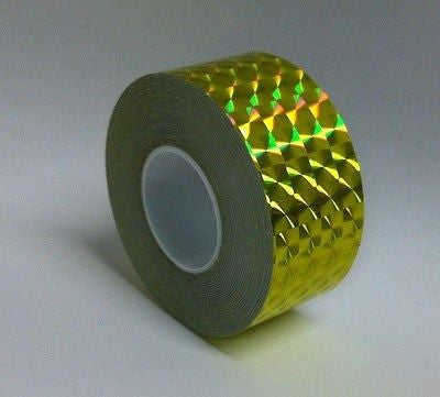 Prism Tape, 1/2 Inch x 25 feet,  Holographic 1/4"Mosaic Hoop Tape, Free Shipping