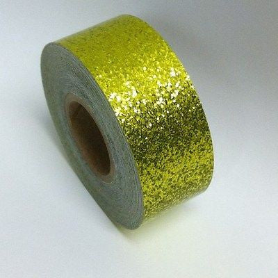 6 Rolls of Glitter Flake Vinyl Tape,  choose your color and sizes. Sparkle Tape