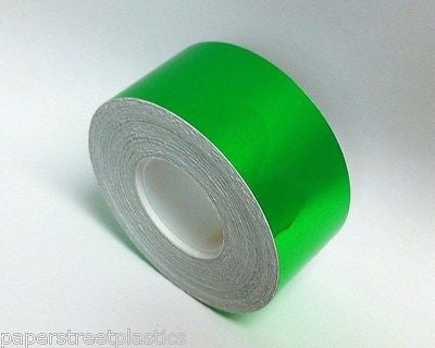 ANY 6 COLORS Chrome Look Vinyl Tape, 1/2 Inch x 25ft, Your Color Choice