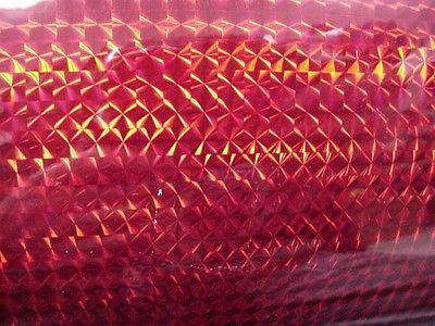 Sheets of Holographic PRISM Sign Vinyl, Choose Size and Color, 1/4" Mosaic