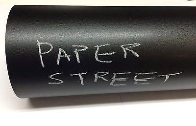 Black  CHALKBOARD FILM, BLACKBOARD, 24 inch x 10 feet, Removeable Adhesive