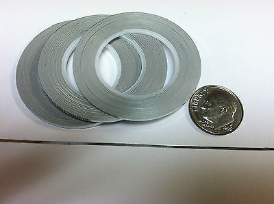 SuperBrite Polyester Chrome Tape, choose your size.  Near-Mirror Finish.