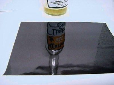 SHEETS of Chrome Sign Vinyl, Choose Any Color,  Thin Self-Adhesive Metallic Plastic