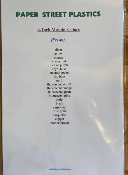 ALL 10 Sample Packs 8" x 12" sheets chromes, glittering