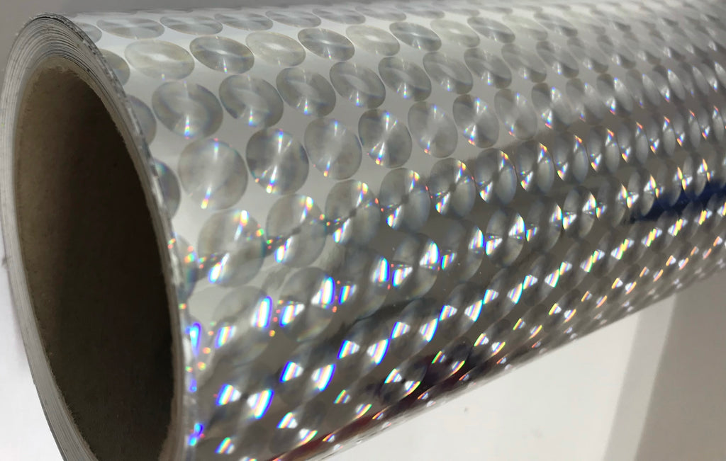 Holo Bubble Lens Specialty Adhesive Vinyl, Holographic FishEye Special Effects