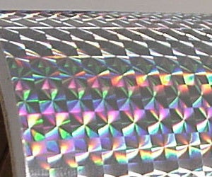 Set of 17  Color Prism Tapes, 2 Inch x 25 feet, Holographic 1/4" Mosaic