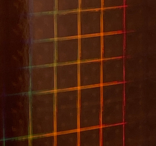 Sheets of PLAID Sign Vinyl, Holographic Hyperplaid, choose your color