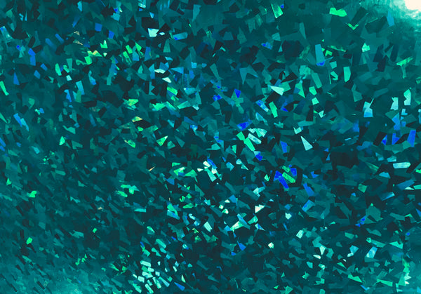 Small Sheets of  HoloCrystal Sign Vinyl , Holographic Crystal, Cracked Ice