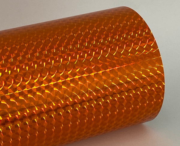 PRISM Holographic Sign Vinyl, 1/4" Mosaic,  Pick Color and Size,  12 and 24 inch wide rolls