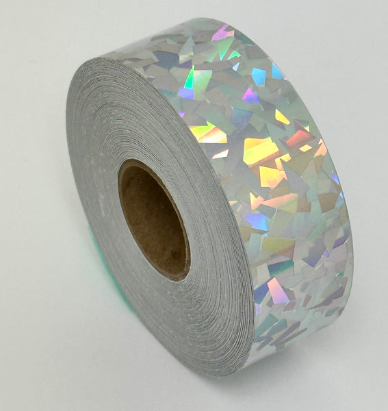 HoloCrystal Tape, choose your color and size, 50 foot rolls of Holographic Tape