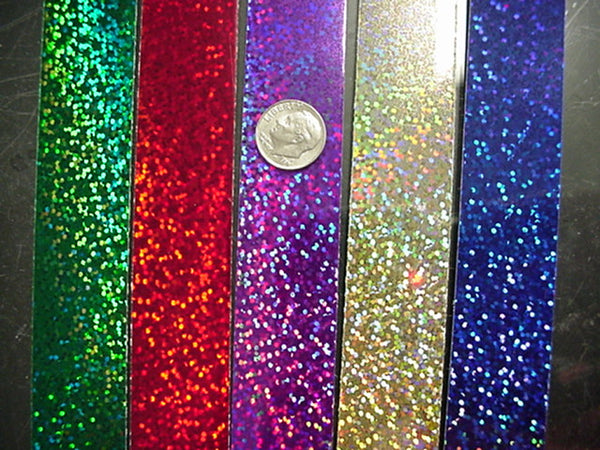 Narrow Rolls of Glittering Sequins Tape, Holographic Tape That Sparkles