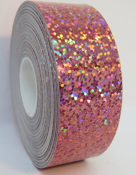 Narrow Rolls of Glittering Sequins Tape, Holographic Tape That Sparkles