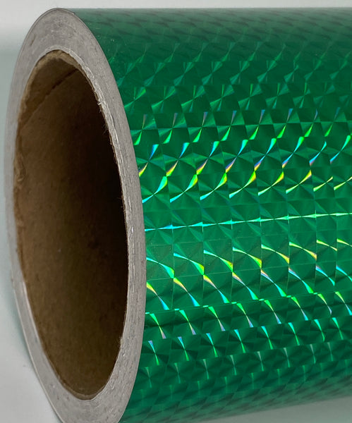 PRISM Holographic Sign Vinyl, 1/4" Mosaic,  Pick Color and Size,  12 and 24 inch wide rolls