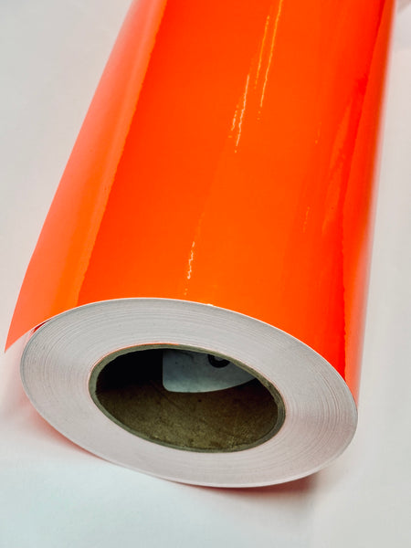 Roll of Neon Sign Vinyl, 24 Inch x 150 feet,  Choose Your Color. Fluorescents!!