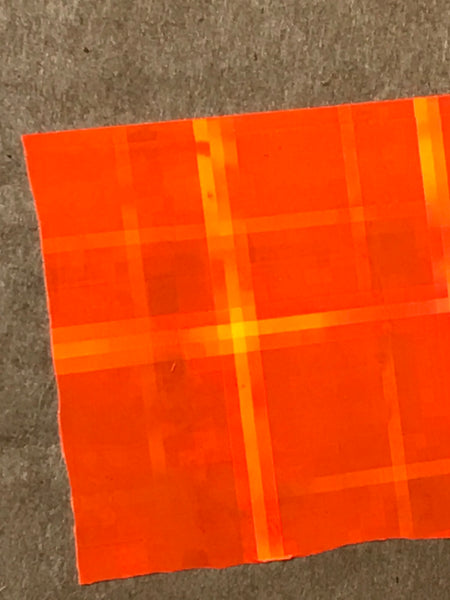 PLAID Sign Vinyl, Holographic Hyperplaid, choose your color
