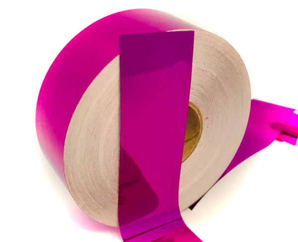 Colored Chrome Tape, 50 Foot rolls of Mirror-like Metallic Sticky Plastic