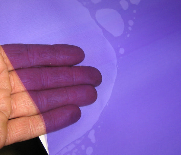 Transparent Vinyl Plastic Sheets, with Adhesive, Pick your color and size