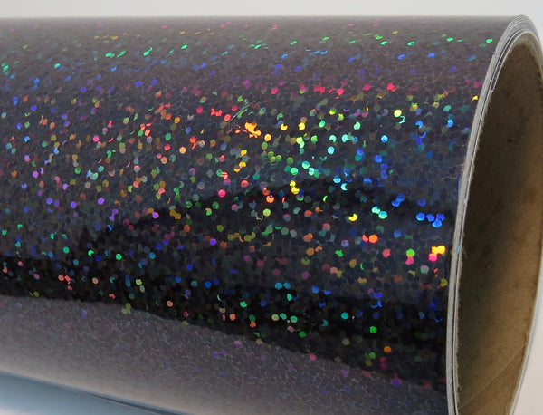 Glittering Sign Vinyl 24 Inch x 150 feet,  LongLife Sequins Holographic Sparkles