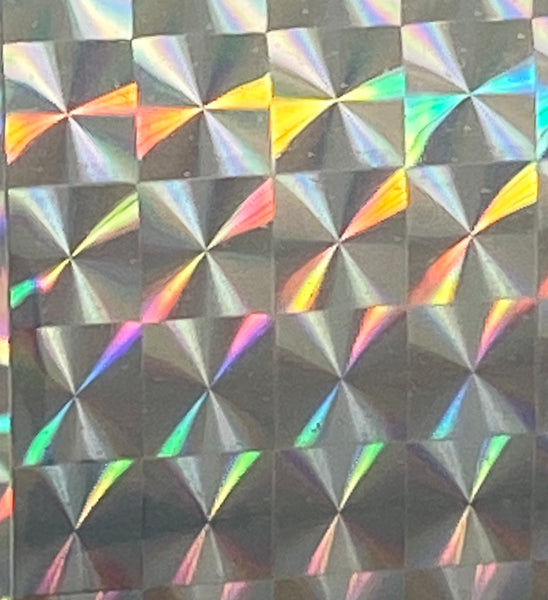 Set of 17  Color Prism Tapes, 2 Inch x 25 feet, Holographic 1/4" Mosaic