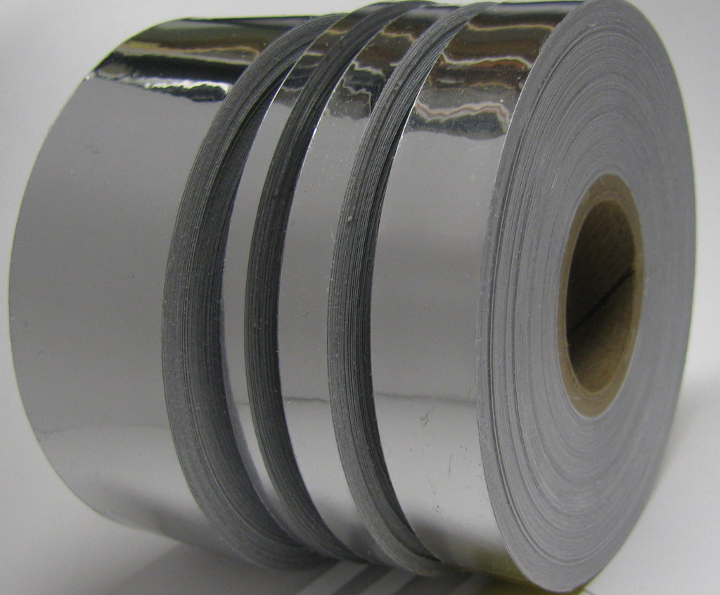Colored Chrome Tape, 50 Foot rolls of Mirror-like Metallic Sticky Plastic
