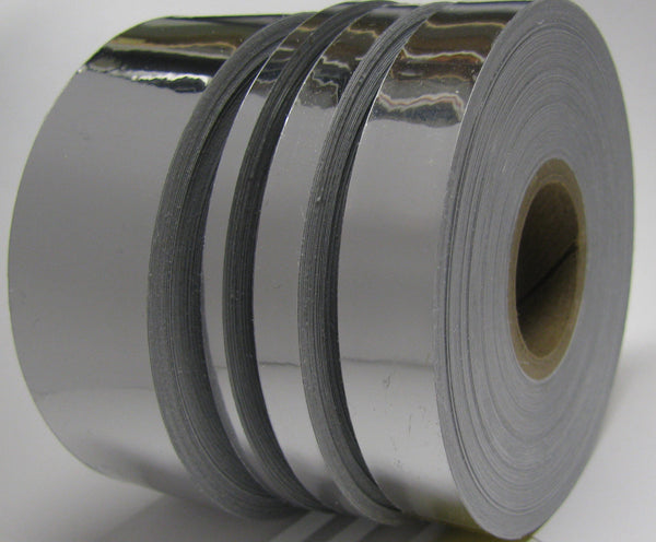 Colored Chrome Tape, 50 Foot rolls of Mirror-like Metallic Sticky Plastic