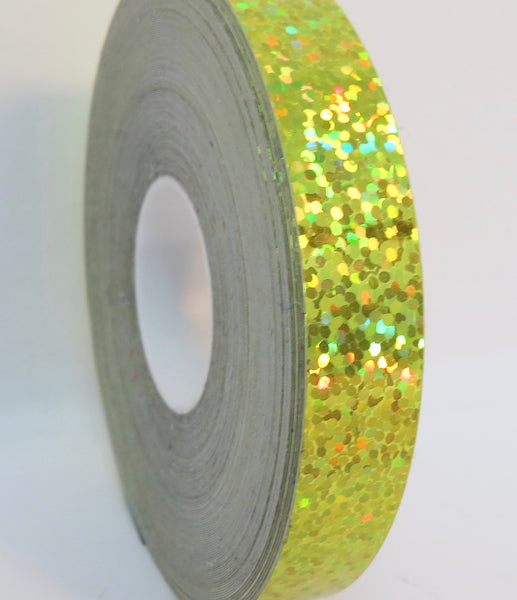15 Different Color  Glittering Tapes, 1/2 inch x 25 feet
