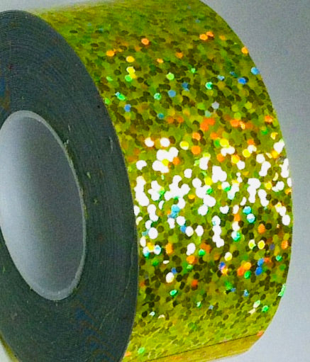 Any 6 color Sparkle Glittering Vinyl Tapes, 1 Inch x 25 feet Each, Holographic