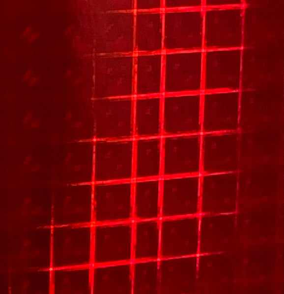 Sheets of PLAID Sign Vinyl, Holographic Hyperplaid, choose your color