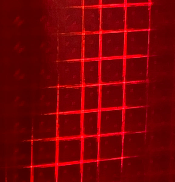 PLAID Sign Vinyl, Holographic Hyperplaid, choose your color