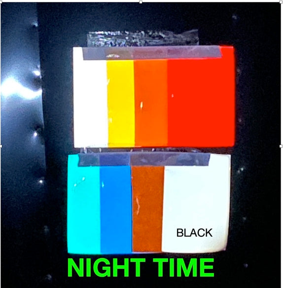 Reflective Tape, Nightime visible vinyl tape, choose your color and size, High Quality