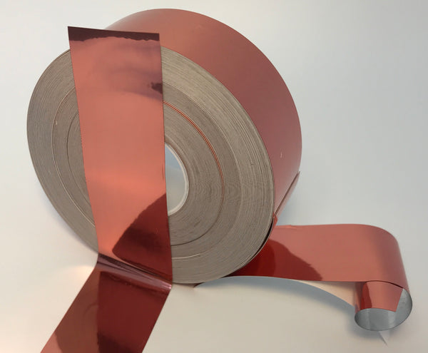 Colored Chrome Tape, 50 Foot rolls of Mirror-like Metallic Sticky Plastic