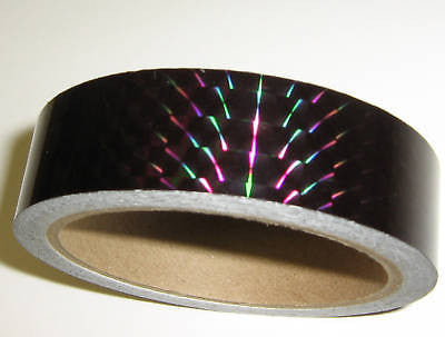 Prism Tape, 1/2 Inch x 25 feet,  Holographic 1/4"Mosaic Hoop Tape, Free Shipping