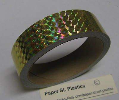 Prism Tape, 1/2 Inch x 25 feet,  Holographic 1/4"Mosaic Hoop Tape, Free Shipping