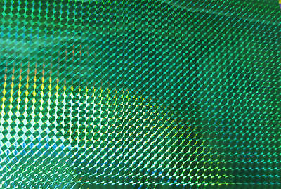 Sheets of Holographic PRISM Sign Vinyl, Choose Size and Color, 1/4" Mosaic
