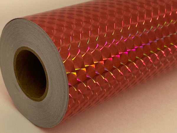 Wider Width Rolls of Prism Tape, Holographic 1/4" Mosaic, Iridescent Tape.