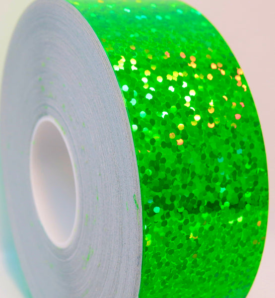 Narrow Rolls of Glittering Sequins Tape, Holographic Tape That Sparkles