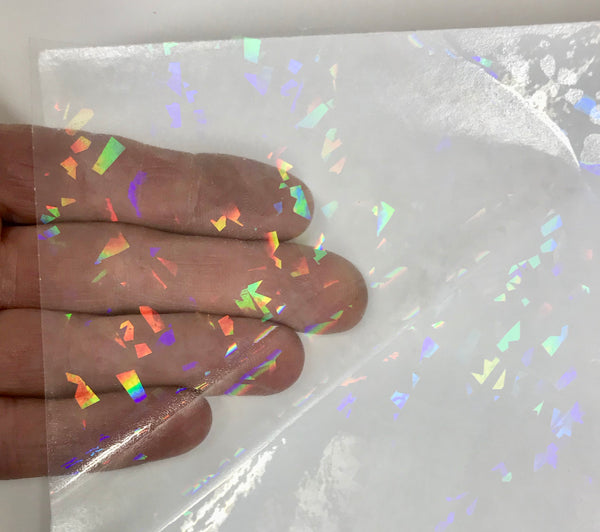 Transparent Holographic CRYSTAL Overlay, Lamination Grade